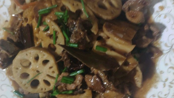 莲藕炒鸭肉