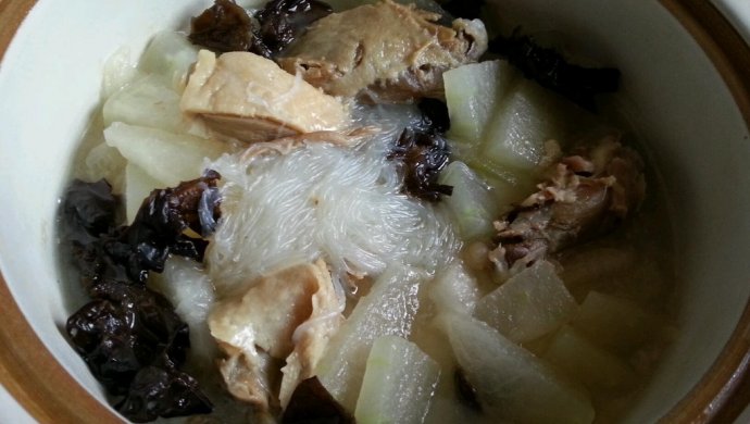 乐乐自家菜---盐水鸭烧冬瓜
