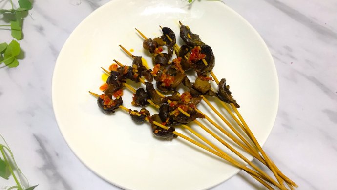 辣酱烤鸡胗