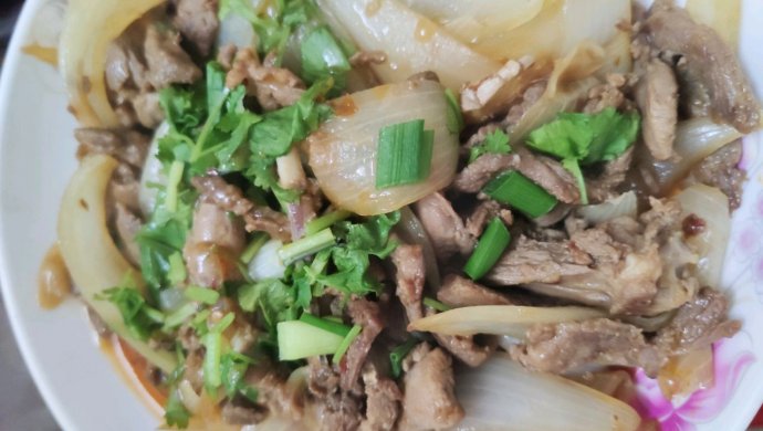 洋葱焖鸭肉
