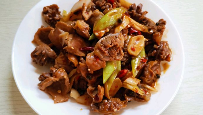 葱爆鸡胗