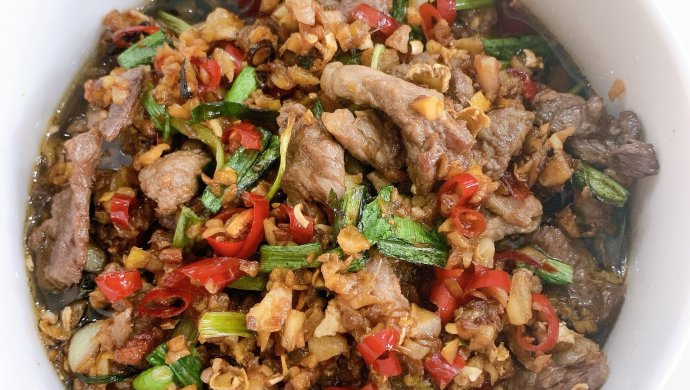 肉食者：油呛牛肉