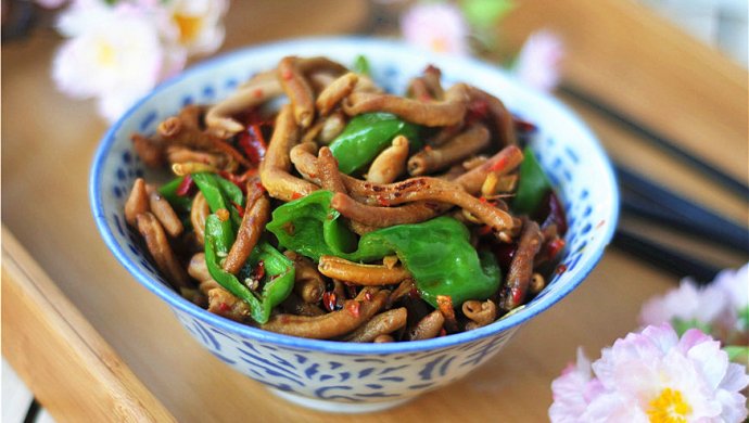 辣炒鸭肠