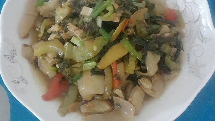 酸菜炒猪大肠