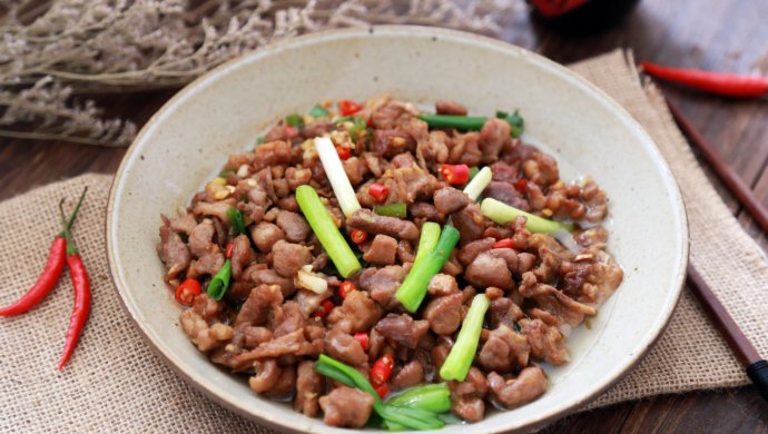 干煸鸭肉