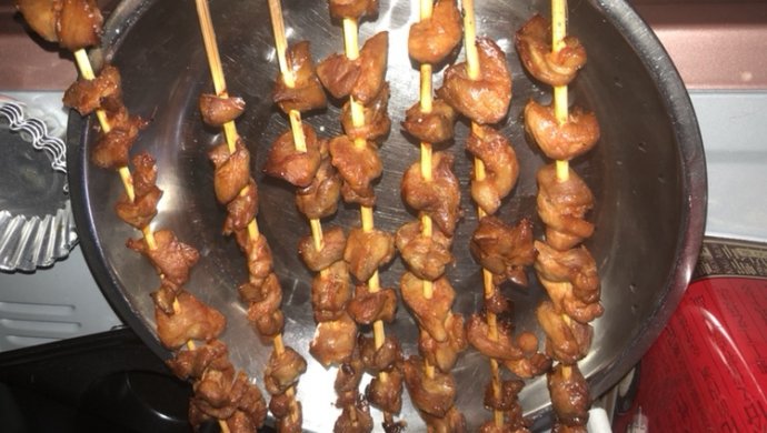 烤鸭肉串