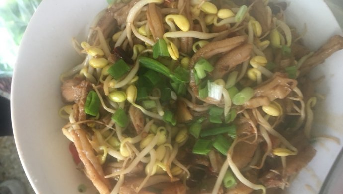 牛肚炒豆芽