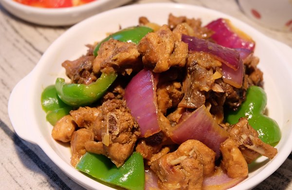 家常炒兔肉