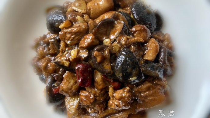 香菇鸡腿