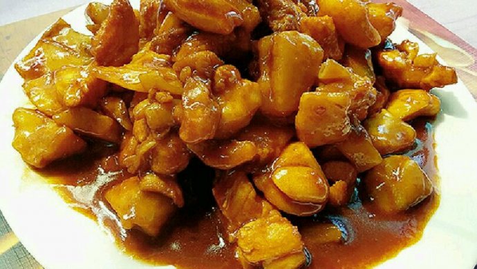 栗子闷三黄鸡