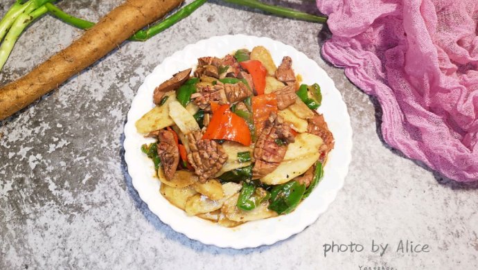 山药炒腰花