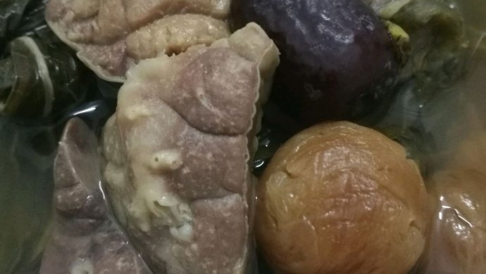 菜干猪肺汤