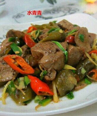 酸辣鸡肝