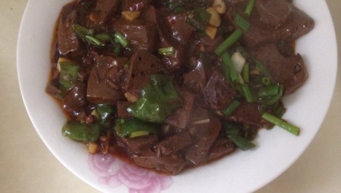 蚝油香辣猪血