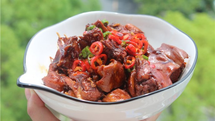 荤中之素当属它――红烧家兔肉