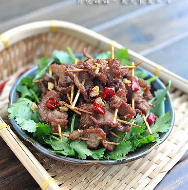 孜然牙签牛肉