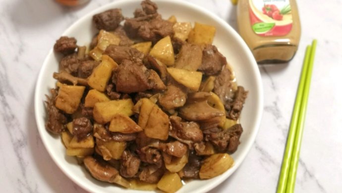 家常菜―鸭肉焖冬笋