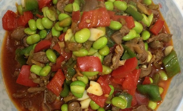 毛豆鸡杂