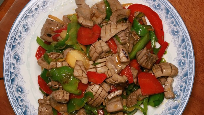 双椒爆炒腰花