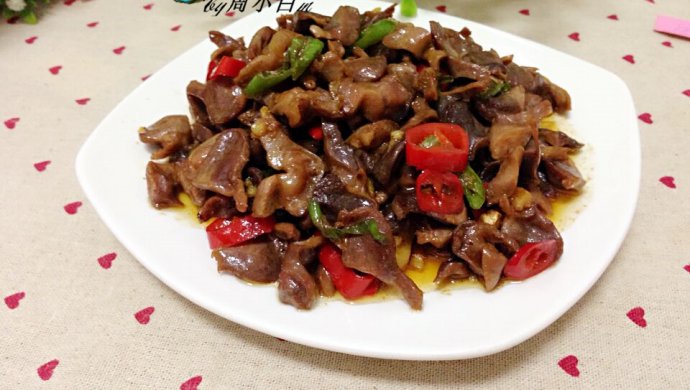 炒鸡胗