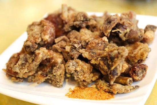 椒盐鸭架