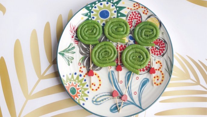 创意菜―豇豆棒棒糖