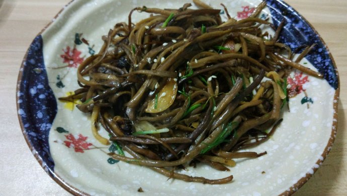 干煸茶树菇