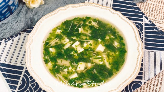 荠菜豆腐羹??迎春美味??