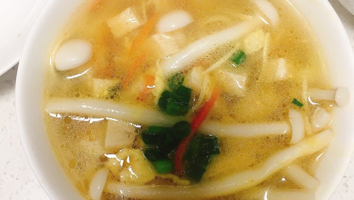 快手减肥食谱之白玉菇汤