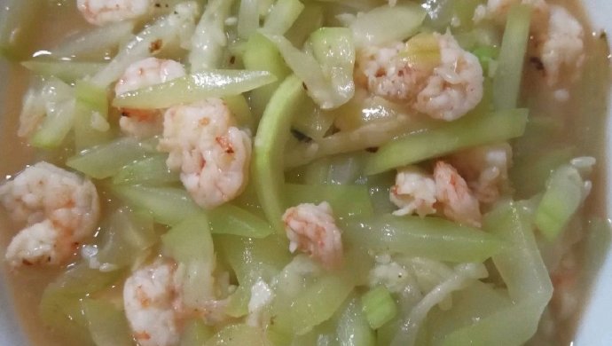 虾仁节瓜