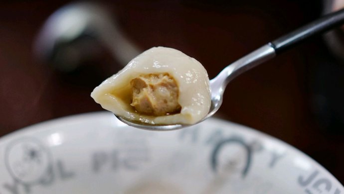 笋尖虾仁鲜肉汤团