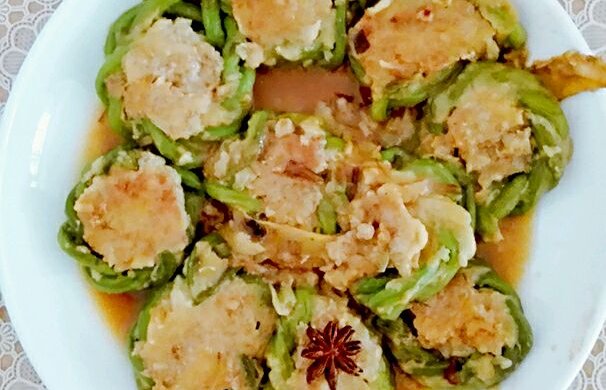 豆角包肉