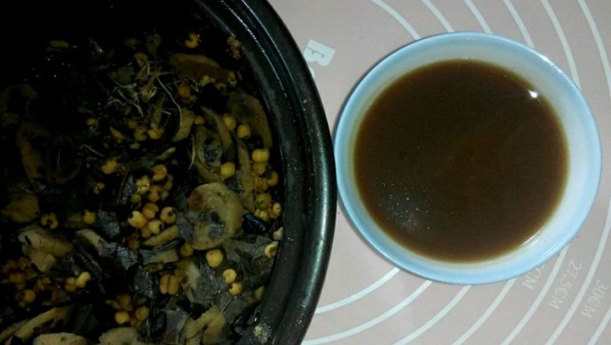 冬季干牛蒡淡豆豉葱白汤