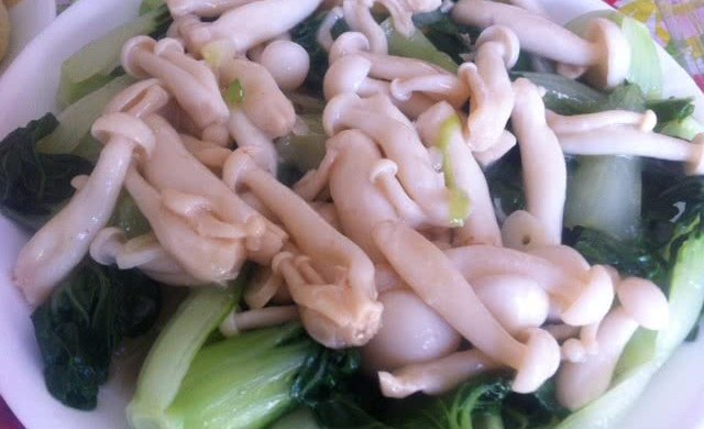 白玉菇扒小白菜