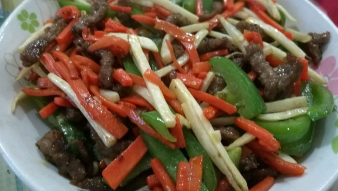 三丝牛柳