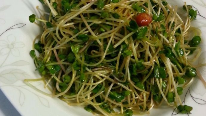 家庭自制阳台蔬菜  凉拌萝卜苗