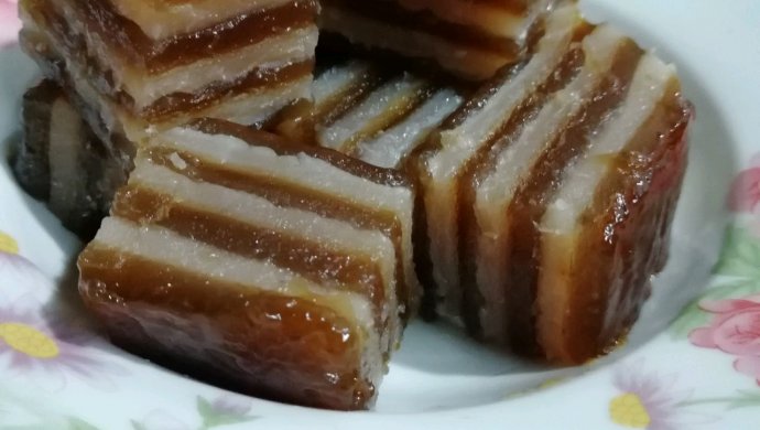 红糖椰汁糕（木薯畸、木薯糕、木薯千层糕）