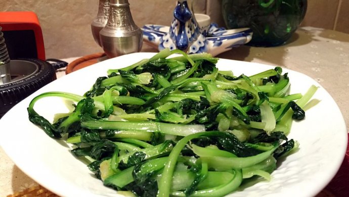 清炒乌塌菜（菊花菜）