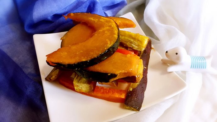 撸剧小食之蜂蜜烤塍蔬