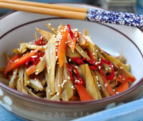 香炒牛蒡