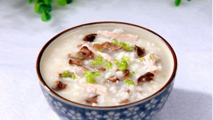 草菇瘦肉粥