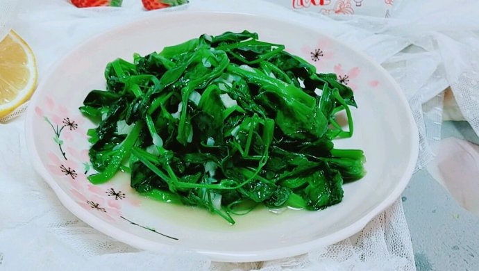清香素炒豌豆尖