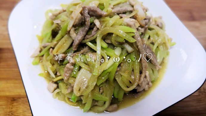 佛手瓜炒肉