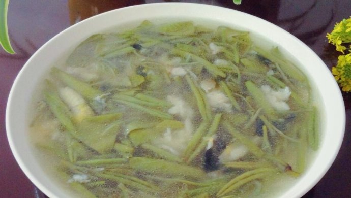 汪丁鱼莼菜汤