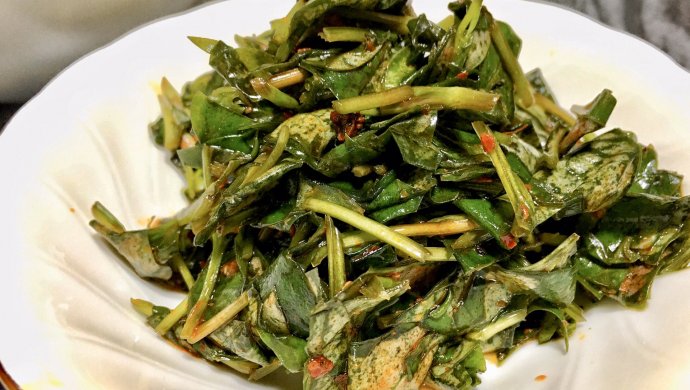 5分钟快手低脂凉拌菜(鱼腥草)