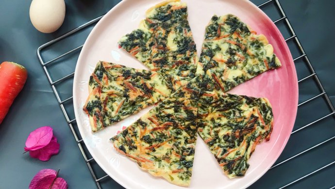 紫菜红萝卜饼