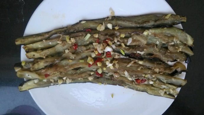 家庭版烤长茄子