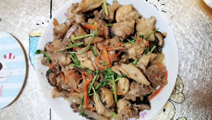冬菇洋葱滑鸡