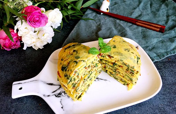 马苋菜面饼