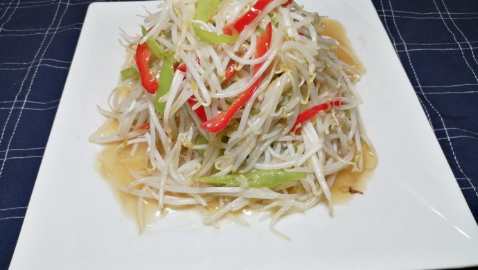 超简单炝锅绿豆芽